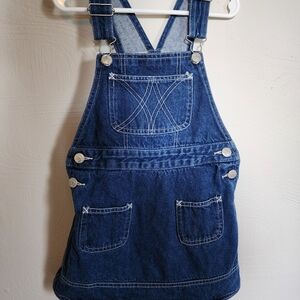 French Toast Blue Denim Kids Casual Dress